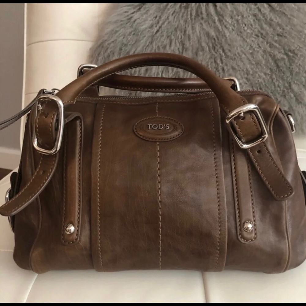 Tod’s Brown Leather Shoulder Bag